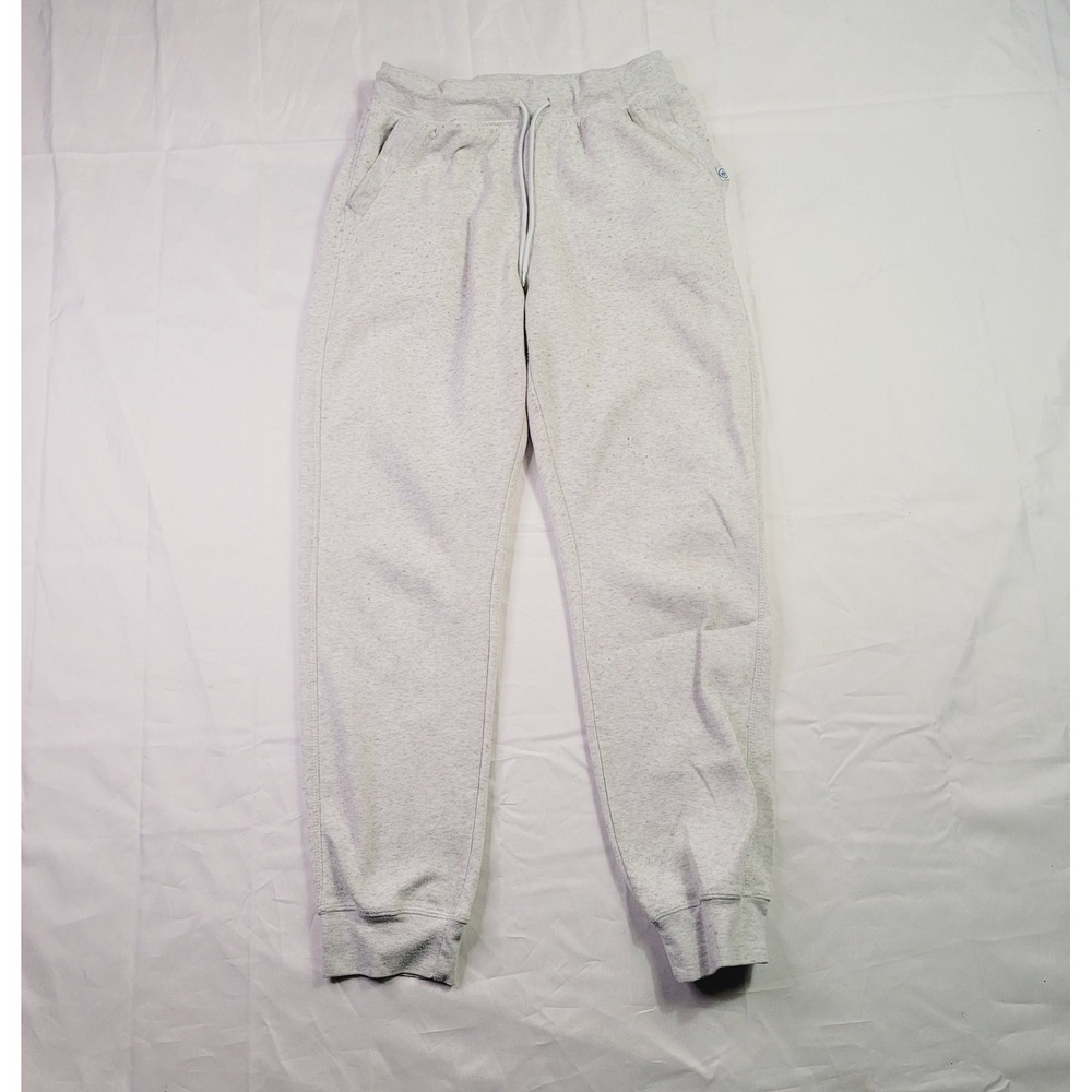 Monument Men's Jogger Sweatpants Size Medium Gray Heather Fleece Lined K97